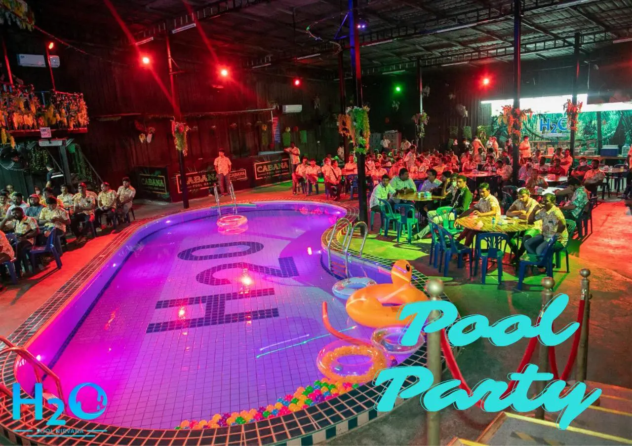 H2O Pool Party Pattaya - poolside crowd