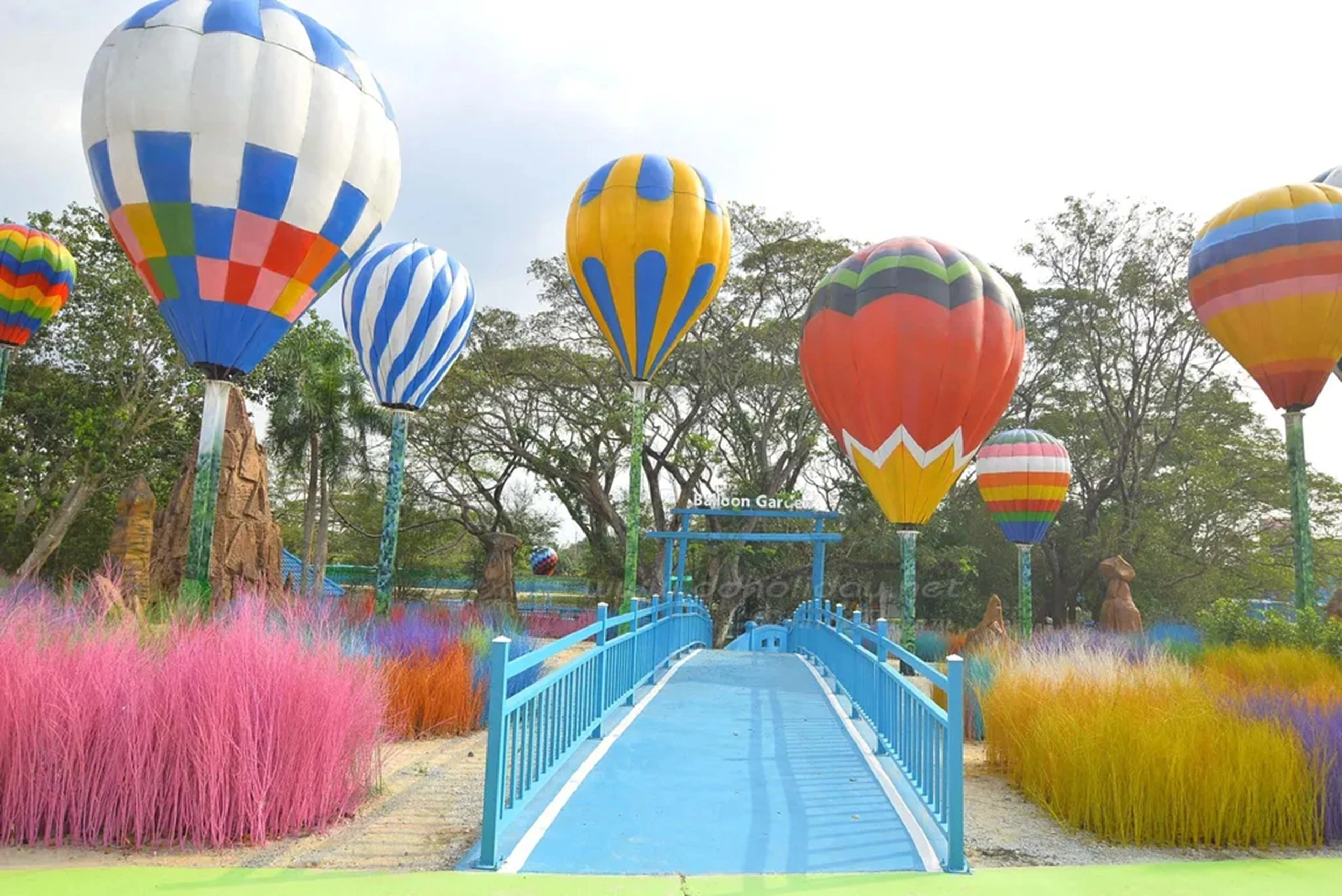 Balloon Garden hot-air balloons