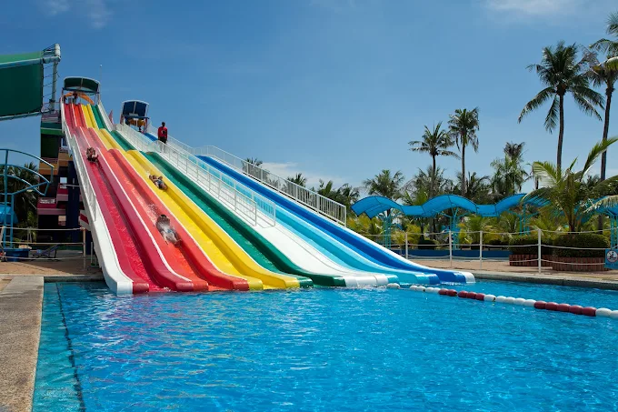 Roller coaster rides at Siam Amazing Park